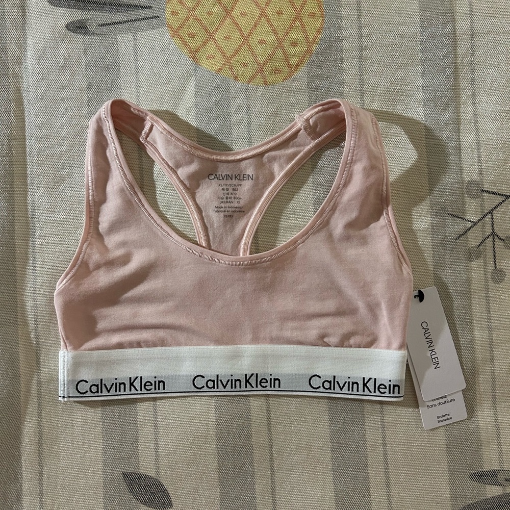 Calvin Klein Pink Sports Bra